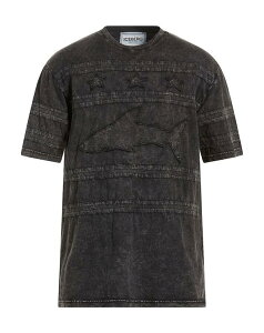 �A�C�X�o�[�O �����Y �g�b�v�X T�V���c ICEBERG T�V���c Charcoal �`���R�[��