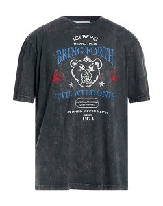 �A�C�X�o�[�O �����Y �g�b�v�X T�V���c ICEBERG T�V���c Charcoal �`���R�[��