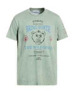�A�C�X�o�[�O �����Y �g�b�v�X T�V���c ICEBERG T�V���c Sage Green �O���[��