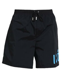 【送料無料】 ディースクエアード メンズ ハーフパンツ・ショーツ 水着 Swim shorts Black