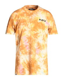 【送料無料】 カブー メンズ Tシャツ トップス T-shirt Apricot