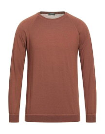 【送料無料】 ロッソピューロ メンズ ニット・セーター アウター Sweater Brown