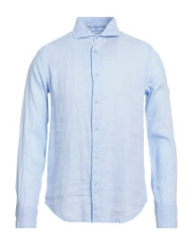 【送料無料】 インピュア メンズ シャツ リネンシャツ トップス Linen shirt Sky blue