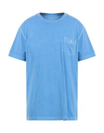 【送料無料】 ガント メンズ Tシャツ トップス Basic T-shirt Pastel blue