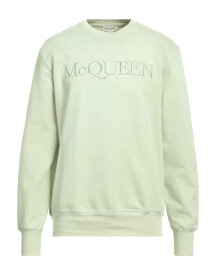 【送料無料】 アレキサンダー・マックイーン メンズ パーカー・スウェット アウター Sweatshirt Light green