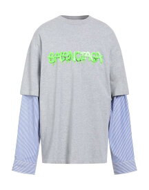 【送料無料】 バレンシアガ メンズ パーカー・スウェット アウター Sweatshirt Grey