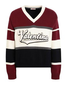 【送料無料】 ヴァレンティノ メンズ ニット・セーター アウター Sweater Burgundy