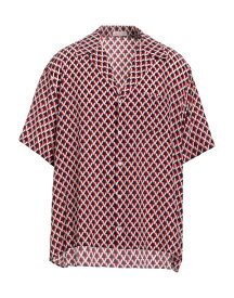 【送料無料】 ヴァレンティノ メンズ シャツ トップス Patterned shirt Red