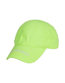 【送料無料】 バレンシアガ メンズ 帽子 アクセサリー Hat Acid green