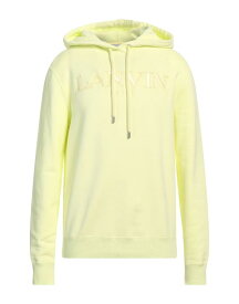 【送料無料】 ランバン メンズ パーカー・スウェット フーディー アウター Hooded sweatshirt Light yellow