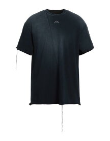 【送料無料】 アコールドウォール メンズ Tシャツ トップス Basic T-shirt Navy blue