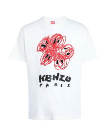 【送料無料】 ケンゾー メンズ Tシャツ トップス T-shirt White