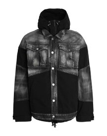 【送料無料】 ディースクエアード メンズ ジャケット・ブルゾン デニムジャケット アウター Denim jacket Black
