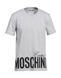 【送料無料】 モスキーノ メンズ Tシャツ トップス T-shirt Light grey