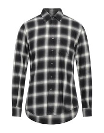 【送料無料】 アスペジ メンズ シャツ チェックシャツ トップス Checked shirt Black