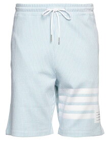 【送料無料】 トムブラウン メンズ ハーフパンツ・ショーツ ボトムス Shorts & Bermuda Sky blue