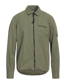 【送料無料】 シーピーカンパニー メンズ シャツ トップス Solid color shirt Military green