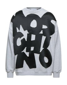 【送料無料】 モスキーノ メンズ パーカー・スウェット アウター Sweatshirt Grey