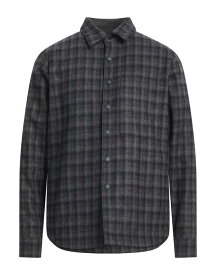 【送料無料】 アスペジ メンズ シャツ チェックシャツ トップス Checked shirt Grey