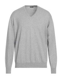 【送料無料】 ロッソピューロ メンズ ニット・セーター アウター Sweater Light grey