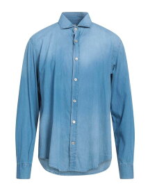 【送料無料】 イレブンティ メンズ シャツ デニムシャツ トップス Denim shirt Blue
