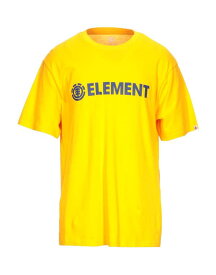 【送料無料】 エレメント メンズ Tシャツ トップス T-shirt Yellow