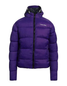 【送料無料】 カルバンクライン メンズ ジャケット・ブルゾン アウター Shell jacket Purple