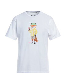 【送料無料】 メゾンキツネ メンズ Tシャツ トップス Basic T-shirt White