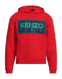 【送料無料】 ケンゾー メンズ パーカー・スウェット フーディー アウター Hooded sweatshirt Red