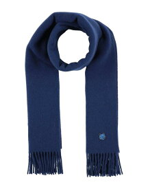 【送料無料】 メゾンキツネ メンズ マフラー・ストール・スカーフ アクセサリー Scarves and foulards Blue
