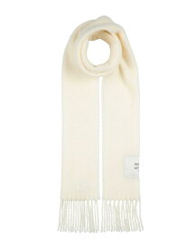 【送料無料】 メゾンキツネ メンズ マフラー・ストール・スカーフ アクセサリー Scarves and foulards White