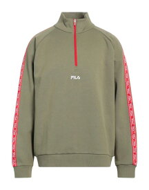 【送料無料】 フィラ メンズ パーカー・スウェット アウター Sweatshirt Military green