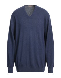 【送料無料】 クルチアーニ メンズ ニット・セーター アウター Cashmere blend Navy blue