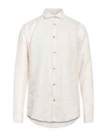 【送料無料】 トラサルディ メンズ シャツ リネンシャツ トップス Linen shirt Ivory