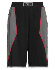 【送料無料】 バルマン メンズ ハーフパンツ・ショーツ ボトムス Shorts & Bermuda Black