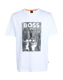 【送料無料】 ボス メンズ Tシャツ トップス T-shirt White