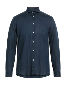 【送料無料】 リュー・ジョー メンズ シャツ リネンシャツ トップス Linen shirt Midnight blue