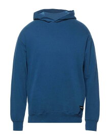 【送料無料】 アスペジ メンズ パーカー・スウェット フーディー アウター Hooded sweatshirt Slate blue