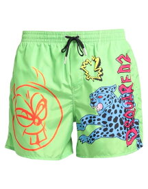 【送料無料】 ディースクエアード メンズ ハーフパンツ・ショーツ 水着 Swim shorts Green