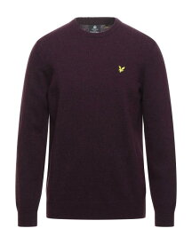 【送料無料】 ライルアンドスコット メンズ ニット・セーター アウター Sweater Deep purple