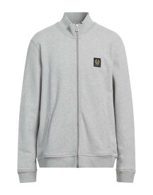 【送料無料】 ベルスタッフ メンズ パーカー・スウェット アウター Sweatshirt Light grey