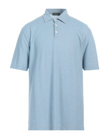 【送料無料】 ザノーネ メンズ ポロシャツ トップス Polo shirt Light blue