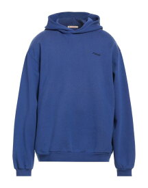 【送料無料】 マルニ メンズ パーカー・スウェット フーディー アウター Hooded sweatshirt Bright blue