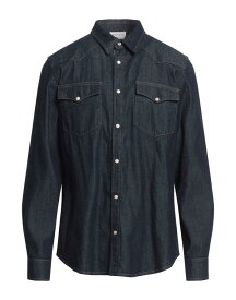 【送料無料】 アレキサンダー・マックイーン メンズ シャツ デニムシャツ トップス Denim shirt Blue