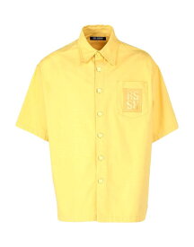 【送料無料】 ラフ・シモンズ メンズ シャツ トップス Solid color shirt Yellow