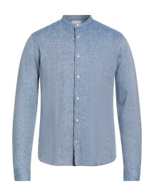【送料無料】 ロッソピューロ メンズ シャツ リネンシャツ トップス Linen shirt Light blue