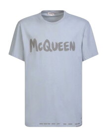 【送料無料】 アレキサンダー・マックイーン メンズ Tシャツ トップス T-shirt Grey