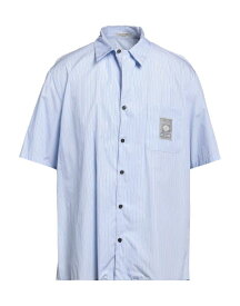 【送料無料】 ヴァレンティノ メンズ シャツ トップス Striped shirt Sky blue