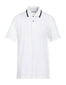 【送料無料】 ランバン メンズ ポロシャツ トップス Polo shirt White