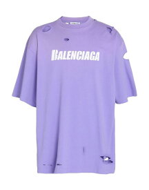 【送料無料】 バレンシアガ メンズ Tシャツ トップス T-shirt Lilac